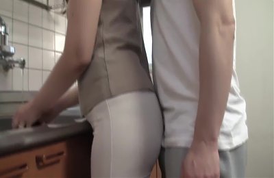 Not Interested In Older Women But When His Mil Comes Walking Around In A Super Tight Miniskirt...2